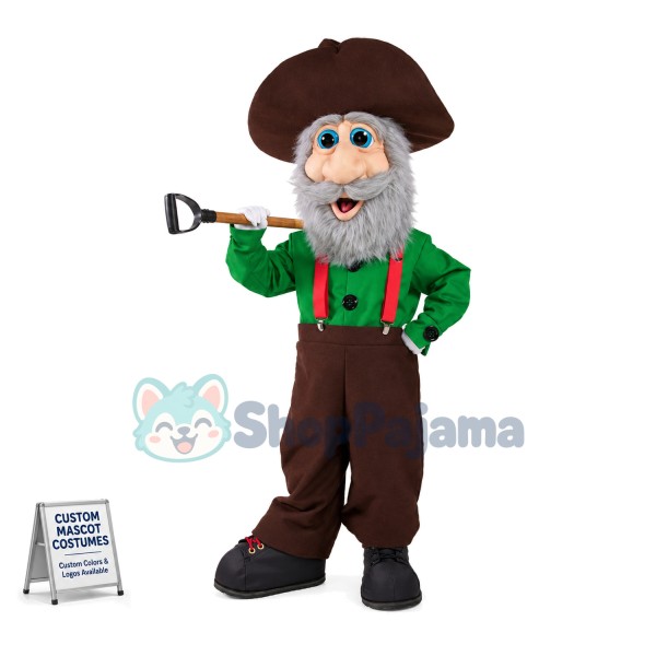 Gold Miner Mascot Costume	