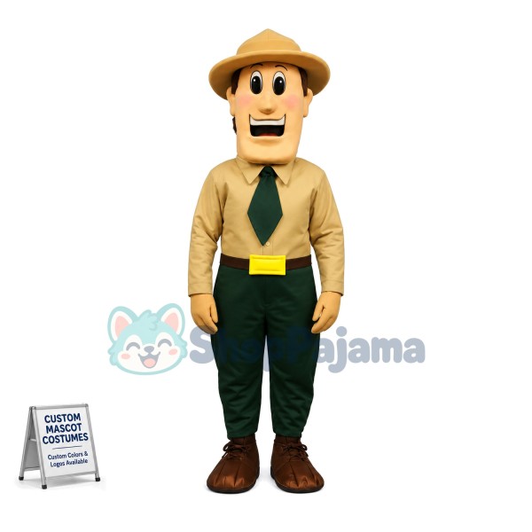 Warden Walker Mascot Costume	