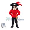 Captain T. Bounty Pirate Mascot Costume	