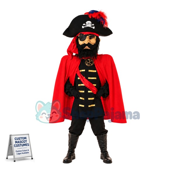 Captain ARRR VA Mascot Costume	
