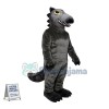 Black Raptor Dinosaur Mascot Costume	