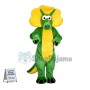 Green Triceratops Mascot Costume 