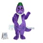Gentleman Purple Dragon Mascot Costume 