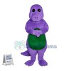 Wise Barney the Purple Dinosaur Mascot Adult Costume 