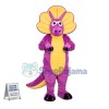 Innocent Purple Triceratops Mascot Costume 