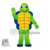 Cute Green Turtle Mascot Costume 
