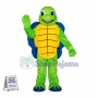Cute Green Turtle Mascot Costume 