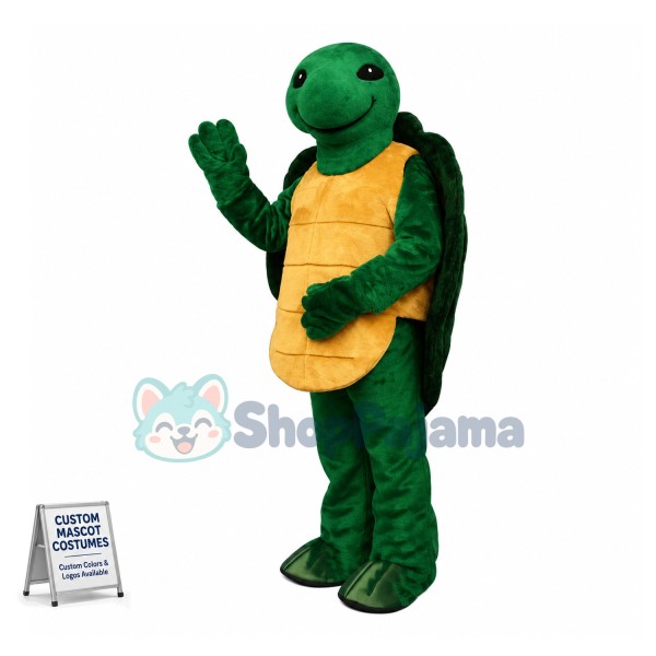 Friendly Pond Turtle Mascot Costume 