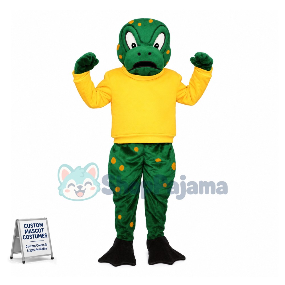 Tough Toad Mascot Costume 