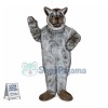 Big Bad Wolf Long Plush Mascot Costume 