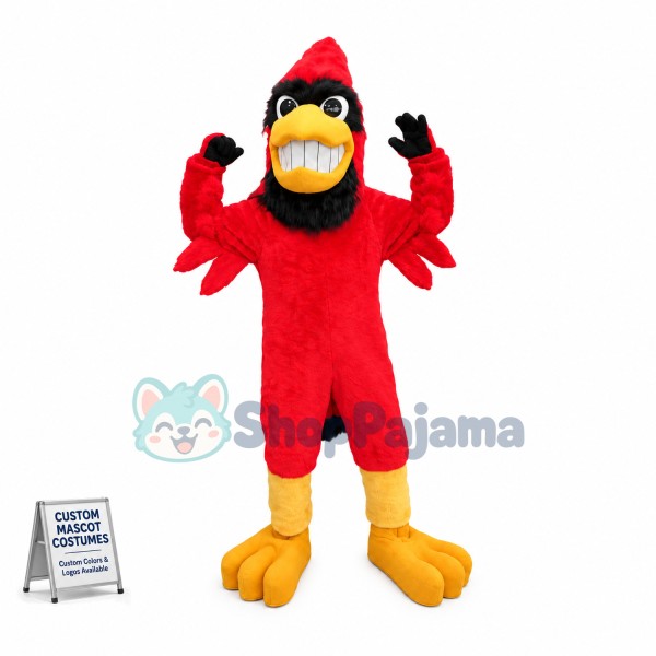 Cardinal Bird Mascot Costume 