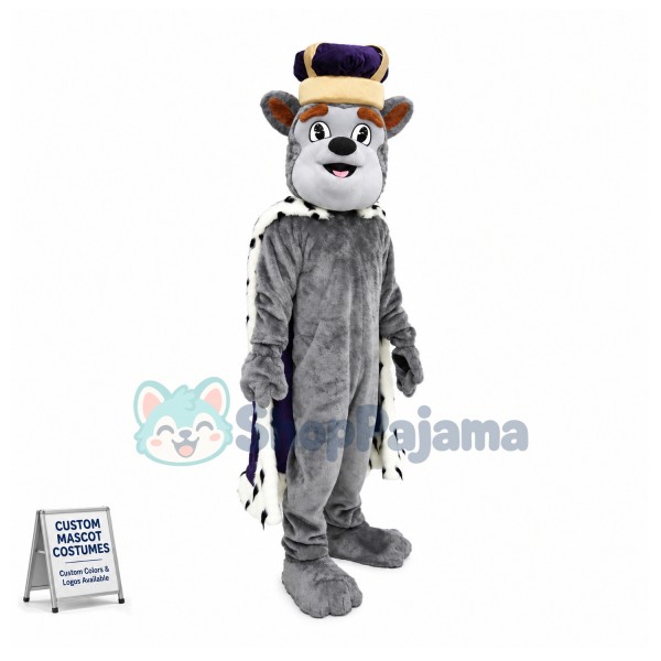 University Duke Dog Mascot Costume 