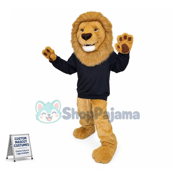 University Lion Mascot Costume 