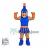 Blue & Orange Trojan Mascot Costume 