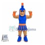 Blue & Orange Trojan Mascot Costume 