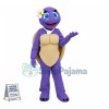 Sweet Cartoon Purple Turtle Girl Mascot Costume 
