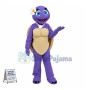 Sweet Cartoon Purple Turtle Girl Mascot Costume 