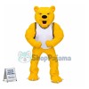 University Power Fierce Golden Bear Mascot Costume 