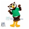 Adult Owl Mascot Costume Fancy Dress Outfit