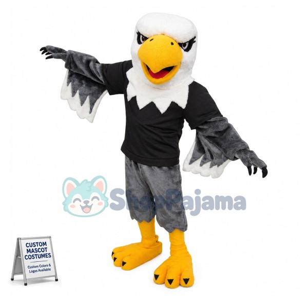 University Ernie the Eagle Mascot Costume	