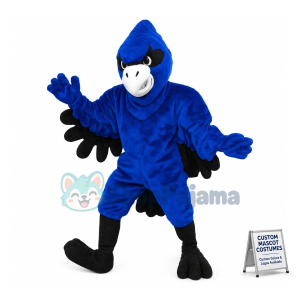Fierce Bernie the Blue Jay Mascot Costume	