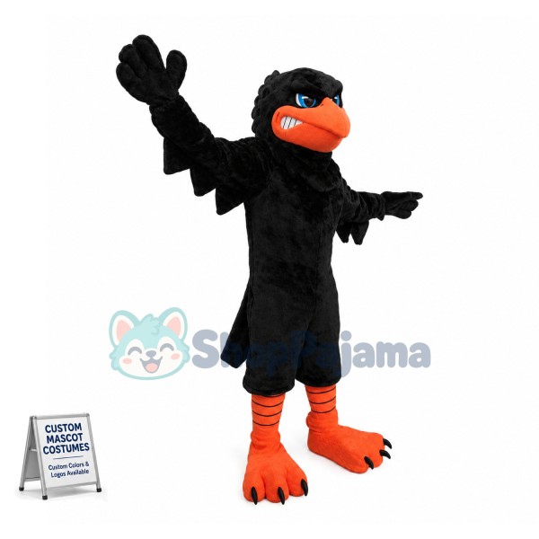 Fierce Crow Mascot Costume 