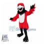 Swoop the Red Hawk Mascot Costume 