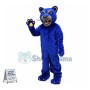 Fierce Blue Panther Mascot Adult Costume 