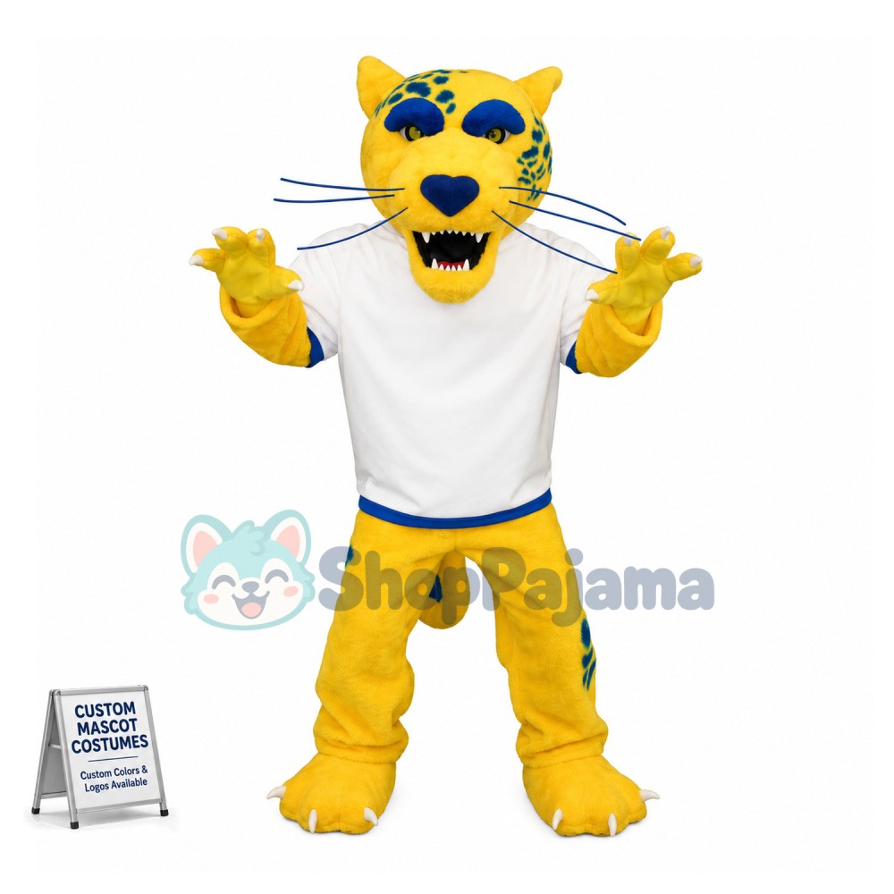 University Jagger the Jaguar Mascot Costume 
