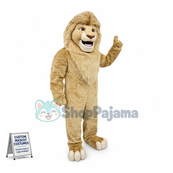 Ari the CELA Lion Mascot Costume 