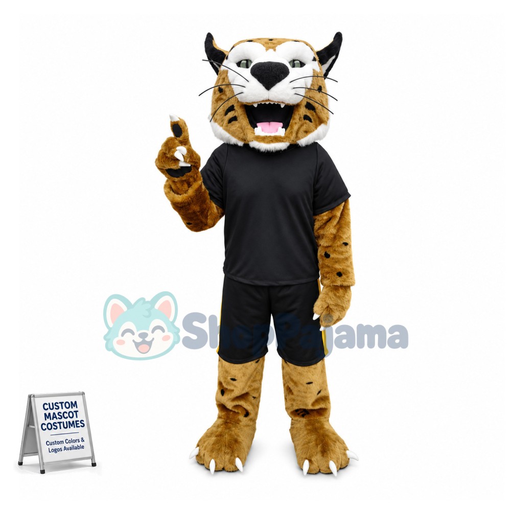 University Bobcat Mascot Costume 