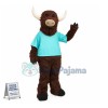 College Yak Mascot Costume 