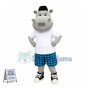 Fancy Dress Hippo Mascot Costume 