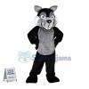 Toothy Wolf Mascot Costume 