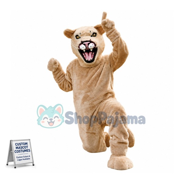 Elementary School Cougar Mascot Costume 