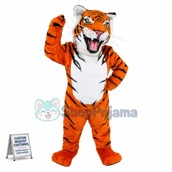 Almost Real Tiger Mascot Costume 
