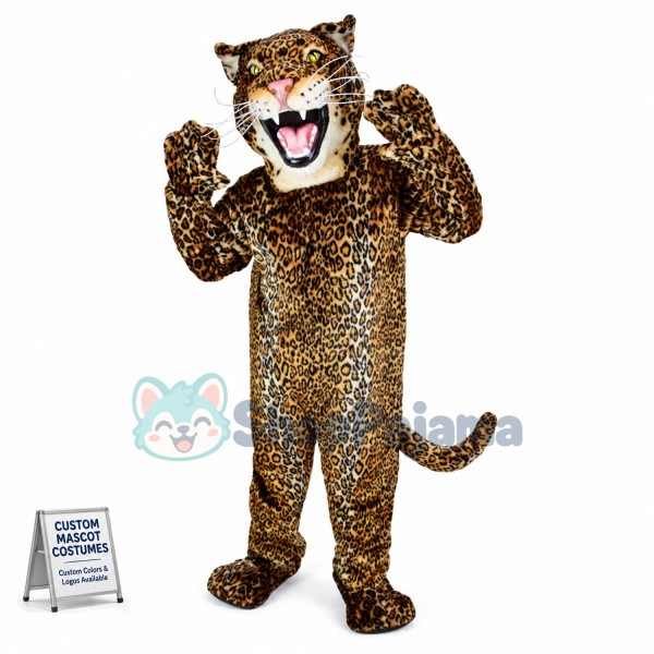 College Jaguar Mascot Costume 