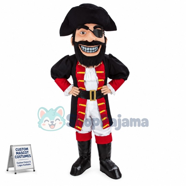 Pete the Pirate Mascot Costume	