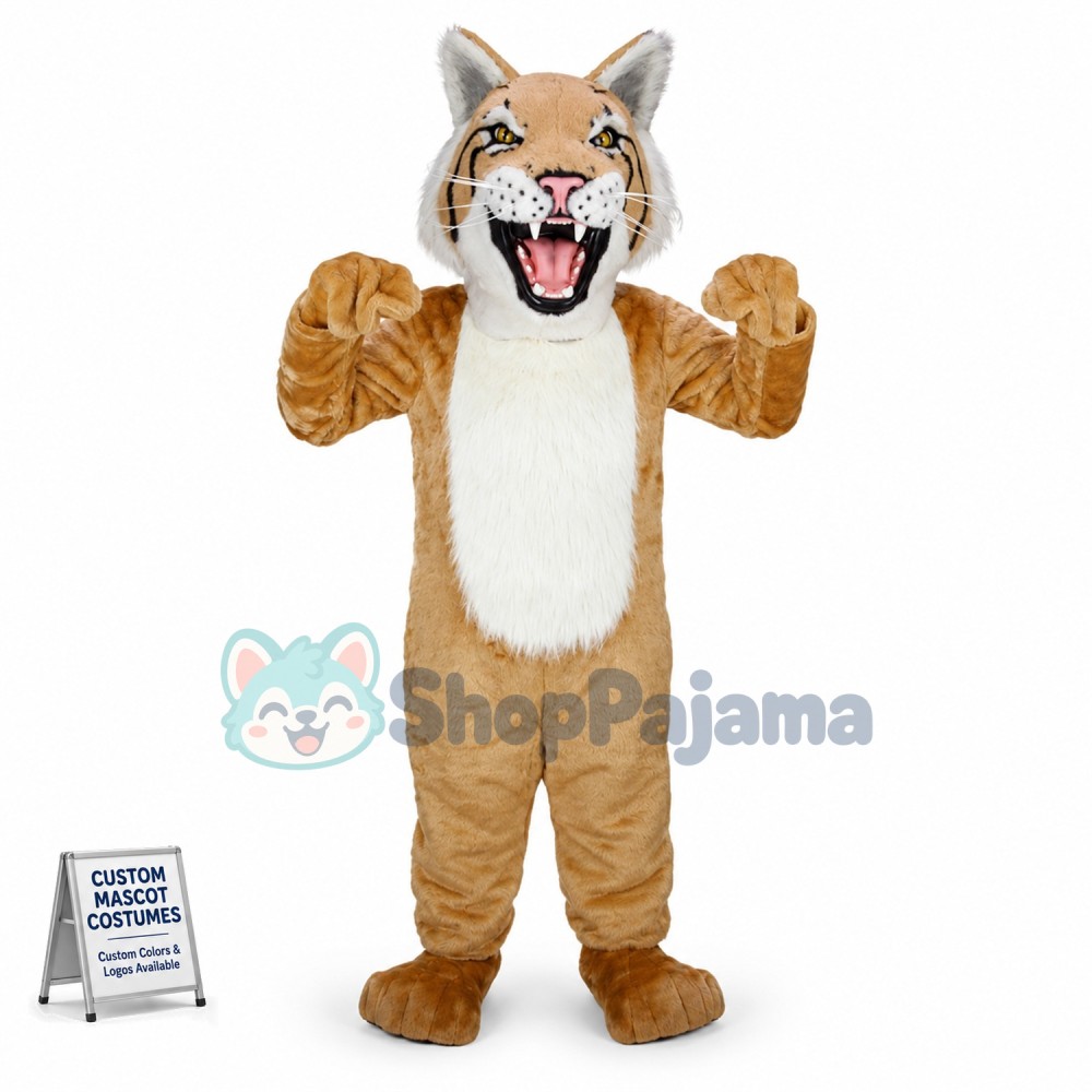 Bobbi the Bobcat Middle School Mascot Costume  