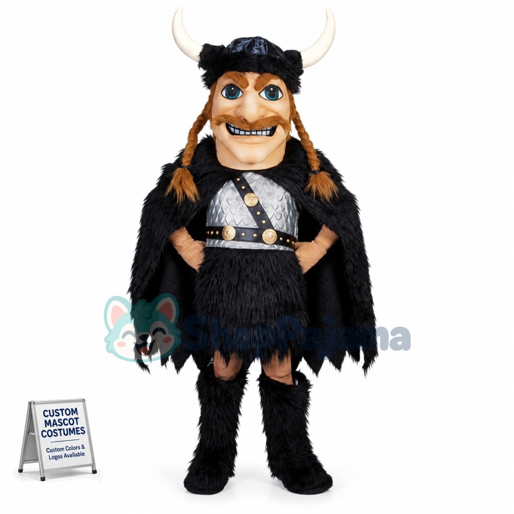 Village Elementary School Viking Mascot Costume	