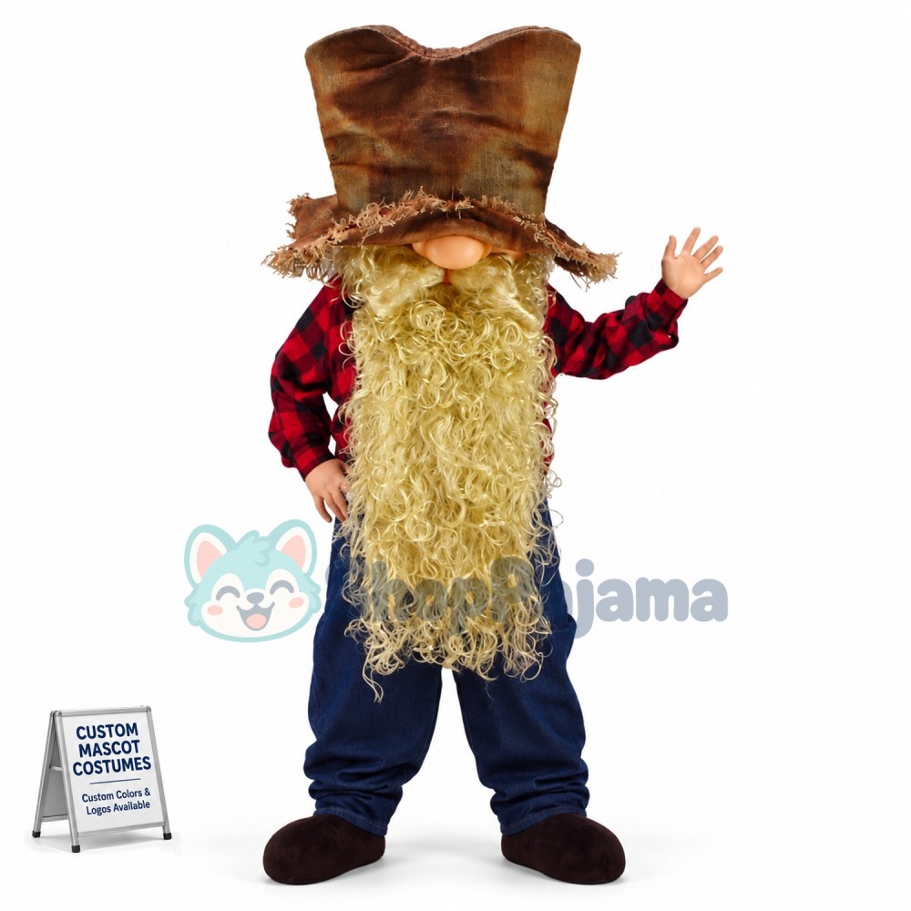 Coal Miner Mascot Costume	