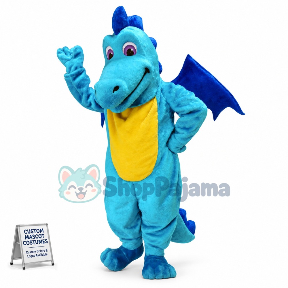 Camelot Elementary School Dragon Mascot Costume  