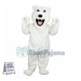White Bear Cub Mascot Costume 