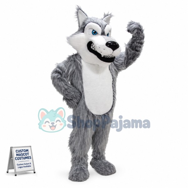 Warrior Wolf High School Mascot Costume 
