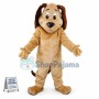 Adorable Tan Dog Mascot Costume  