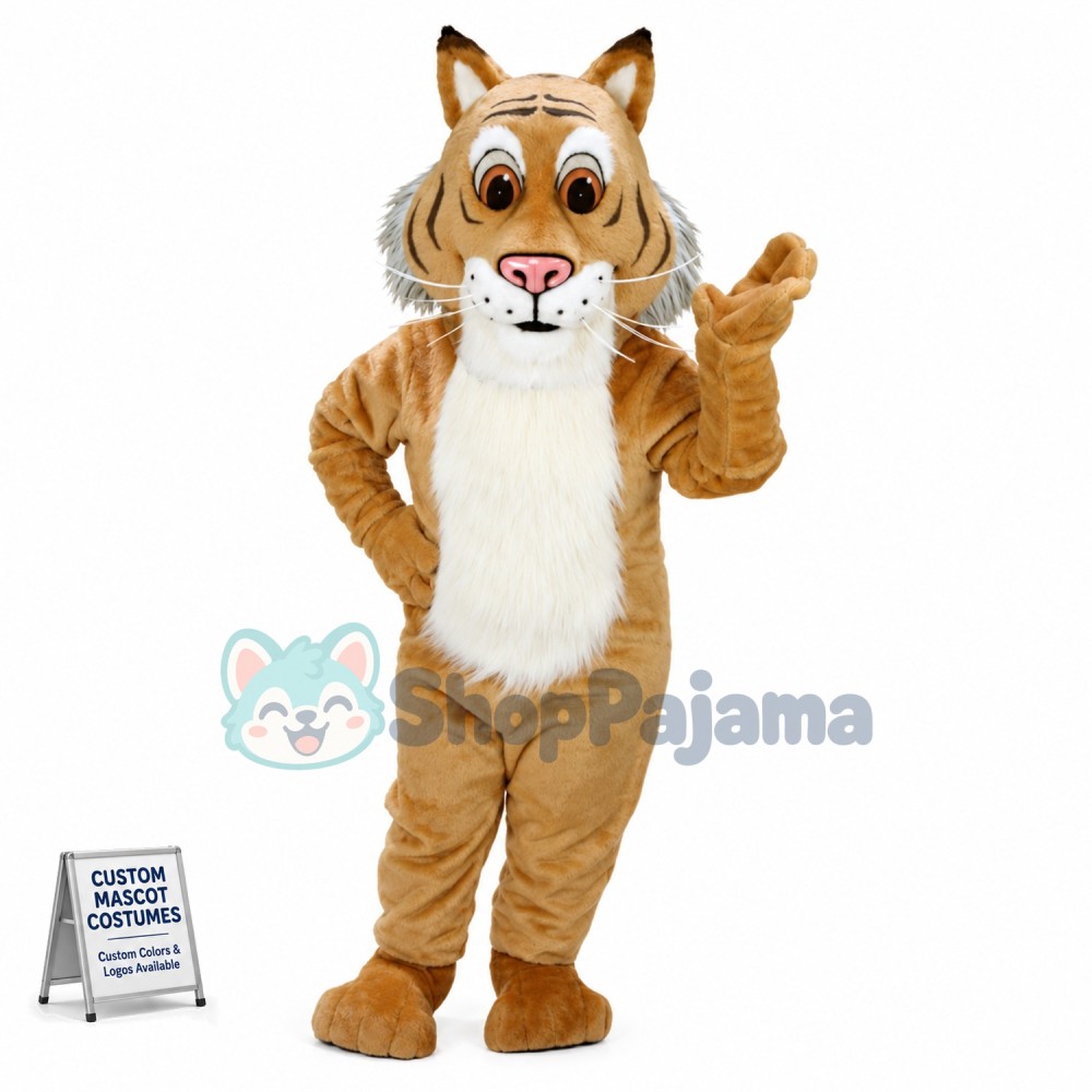 Billy the Bobcat Elementary School Mascot Costume  