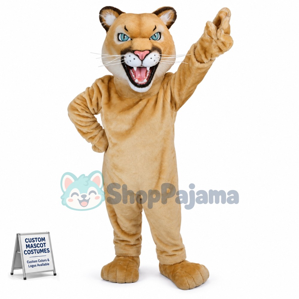 Warrior Puma High School Mascot Costume 