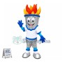 Adult Cartoon Torch Mascot Costume	