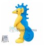 Huge Cartoon Blue & Yellow Seahorse Mascot Costume For Adult	