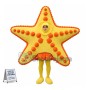 Deluxe Yellow Starfish Mascot Adult Costume	